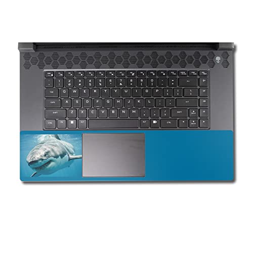 Image of MightySkins Skin Compatible with Alienware M17 R5 (2022) Full Wrap Kit - Great White Shark | Protective, Durable, and Unique Vinyl Decal wrap Cover | Easy to Apply & Change Styles | Made in The USA