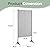 Outdoor Privacy Screens Freestanding, 72" H×36" W Metal Privacy Fence Screen for Outside, Rustproof Privacy Panels Privacy Wall, Decorative Fences for Patio, Deck, Lawn Garden, Backyard