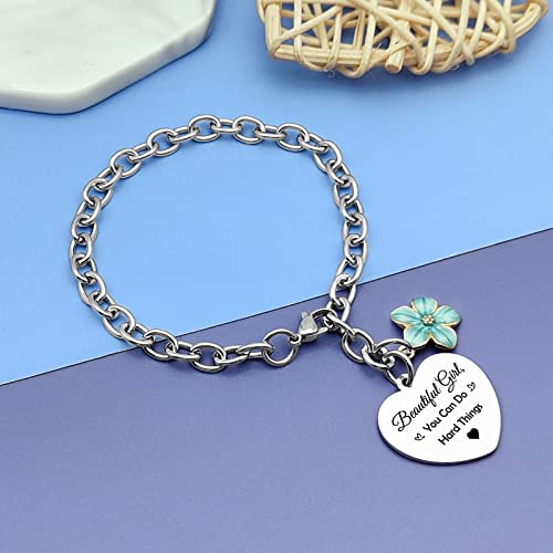 DlaeKua Inspirational Gifts Encouragement Bracelet Friendship Gifts from Sister Birthday Presents for Daughter Granddaughter Niece Friends Graduation Present3