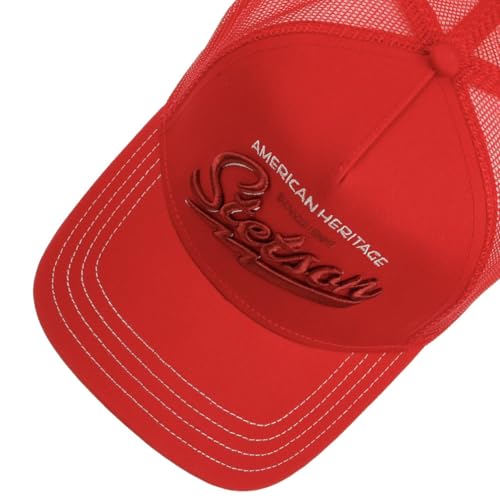 Image of Stetson American Heritage Trucker Cap Men Breathable Mesh Snapback Summer Winter