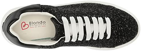 Blondo Women's Waterproof Diva Sneaker, Black Sequin, 8 | Image 4