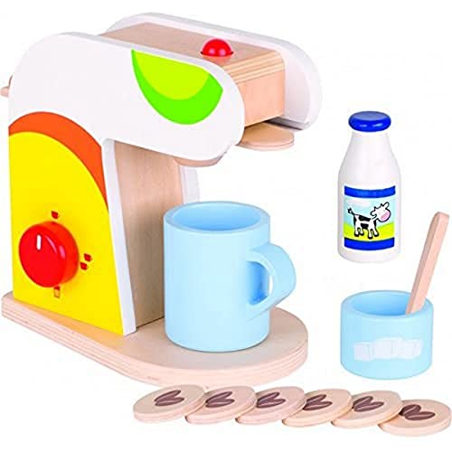 Machine à café Goki 51585 le cadeau d'anniversaire idéal en bois