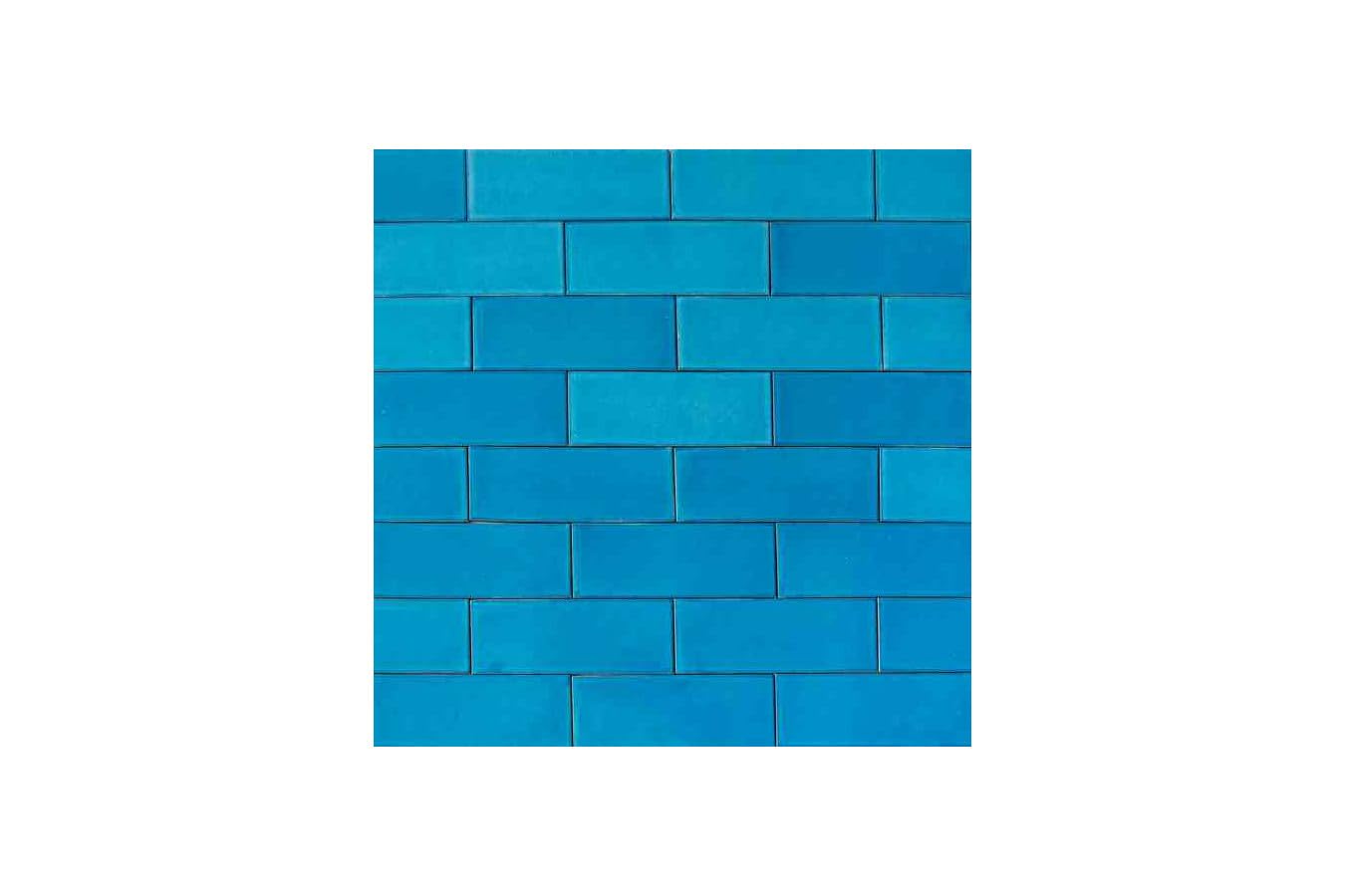 Cerames Azulejos de mosaico de color liso Turquesa Deslavado - mosaico de cerámica mexicana Talavera, México Azulejos para cocina, baño, ducha, pared posterior de la cocina Un paquete de 35 azulejos
