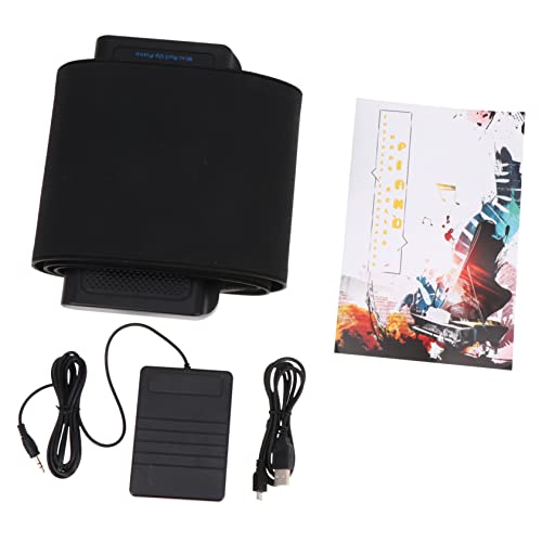 Totority 88 rollo de piano instrumentos musicales organos musicales piano eléctrico clave teclados inalambrico piano piano para principiantes piano enrollado a mano gel de sílice Black