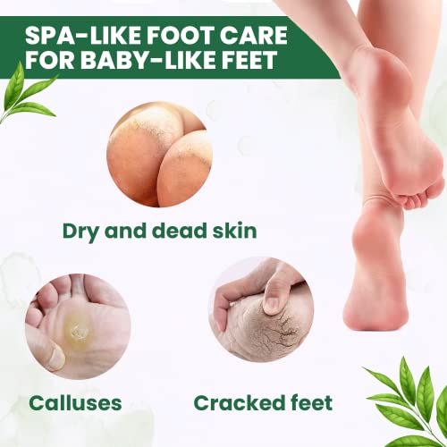 Image of Azah Foot Mask Peeling Feet Mask [Pair of 2] | Korean Foot Peel off Mask for Cracked Feet | Peeling and Exfoliating | Legs care at Home | Exfoliating Sheet for Home | Tea Tree Sheet