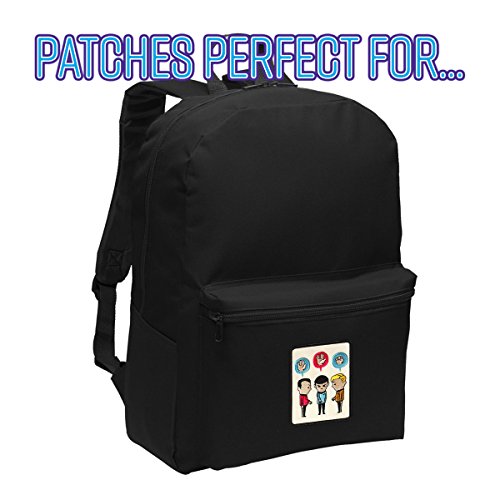 'Paper, Scissors, Rock' Funny Space Show Parody - Iron On Embroidered Patch Applique #TOP6