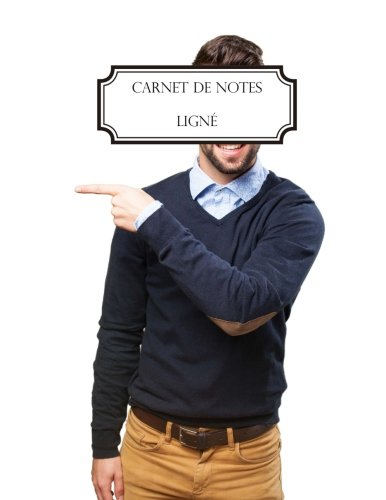 Carnet de notes ligné: A4 - Grand format - 160 pages lignées - Homme marrant - pointant du doigt (French Edition)
