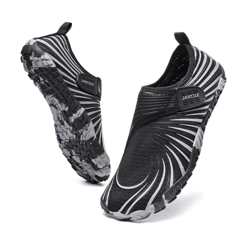 Jakcuz Athletic Water Shoes for Women Men Quick Dry Upstream Swimming Diving Beach Sport Walking Fashion Sneakers2