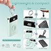Cargador portátil de 5000mAh con pantalla, banco de energía de 20W y cargador para iWatch | Carga súper rápida, cables integrados, batería de llavero de viaje para Apple Watch Series, iPhone 17/16/15/14/13/12 (Verde) 6