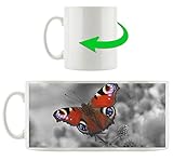 Weiße Keramiktasse inkl. Druck