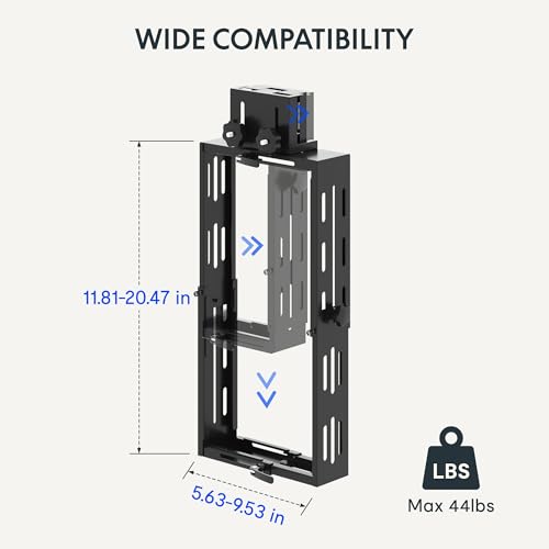 Image of FLEXISPOT EN2 55''x28'' Electric Standing Desk with PC Stand Bundle, 1 inch Whole-Piece Desktop, Easy-to-Install Hanging Design PC Mount, Bundle for Home Office, Game & Small Spaces, White