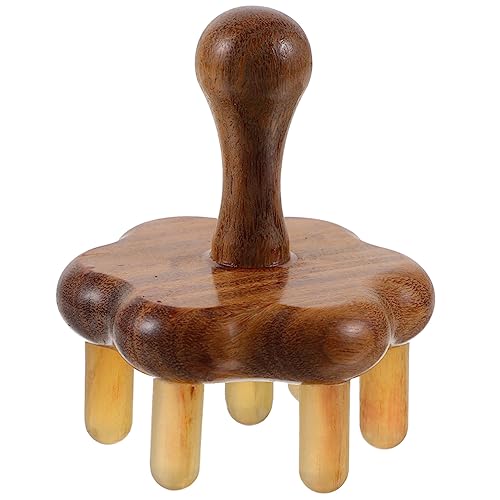 Gogogmee 1pc Massage Comb Hair Scalp Hand Held Massager Body Massage Tools Head Hair Massage Brush Hair Care Comb Stress Massage Tool Scalp Massaging Brush Scalp Scrubber Face Horns