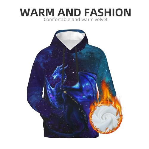 Cool Men's Hoodie - Funny 3D Print Pullover Sweatshirt With Big Pockets - Novelty Hooded Design - Image 5