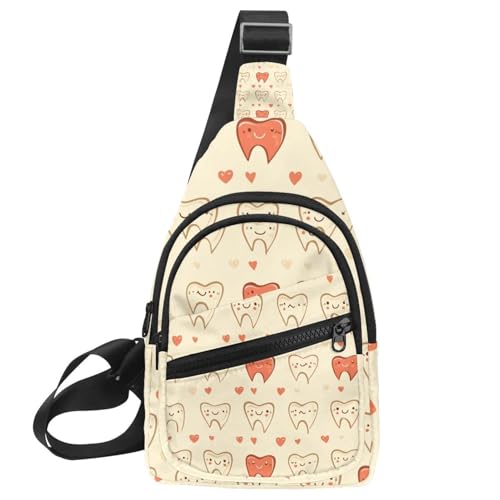 Sac bandoulière homme méduse multicolore anti-encombrement 11.8x7x1.5in