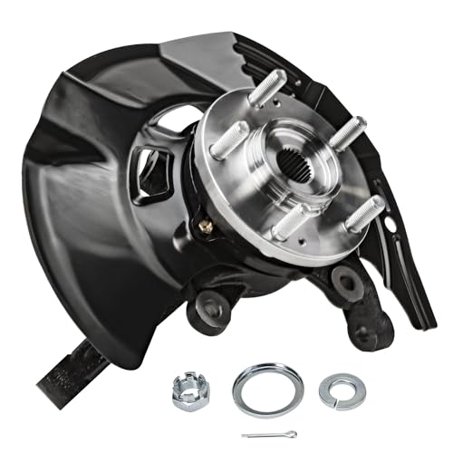 Image of Detroit Axle - Front Right Steering Knuckle for 2011 Kia Optima, Passenger Side Steering Knuckle & Wheel Bearing Hub Assembly Replacement