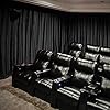 Chadmade velvet blackout home movie theater curtain drapes panel pinch pleated 84w x 108 l 1 panel for stage event auditorium black leon collection  urban country home decor