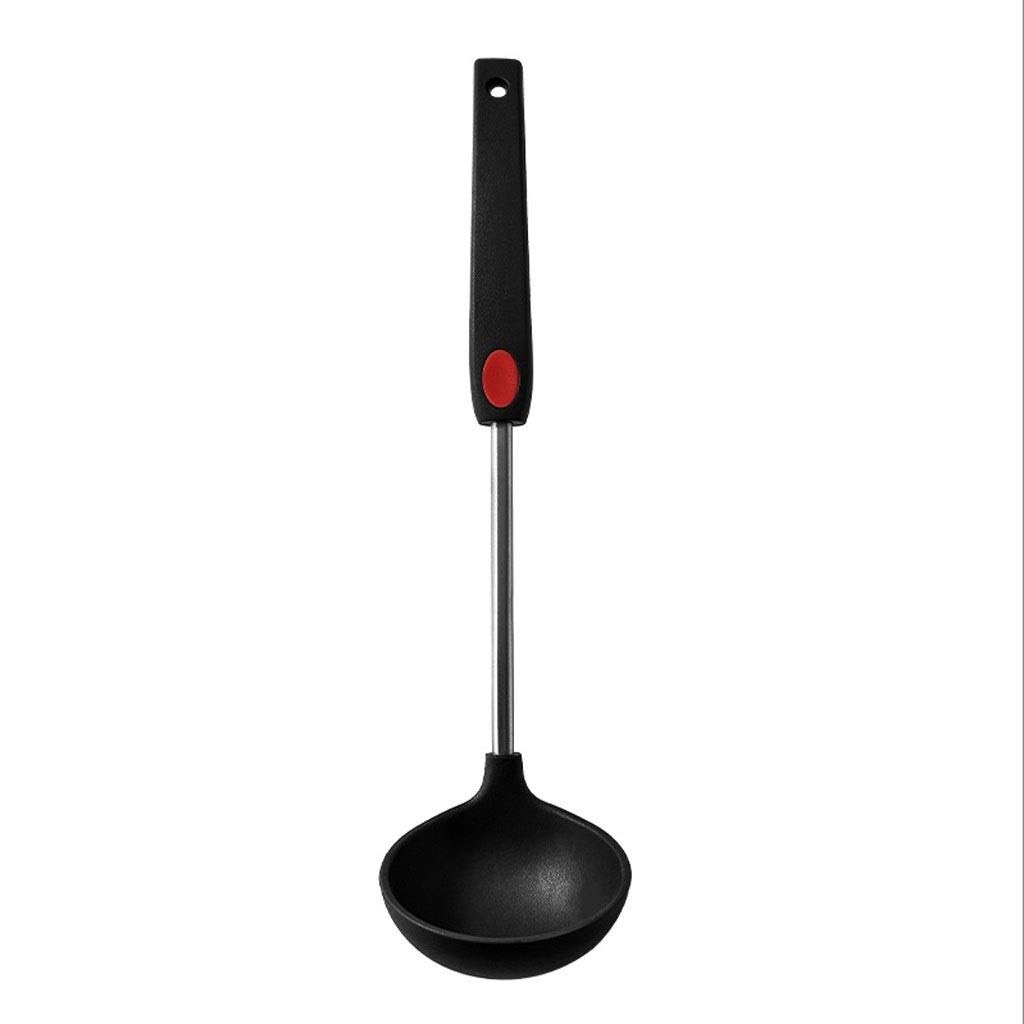 Azjatycka łyżka do zupy Silikon nie boli łyżki zupy z zupy kuchni wysokiej temperatury Długa łyżka Restauracje, kuchnie itp. (Color : 4pack)