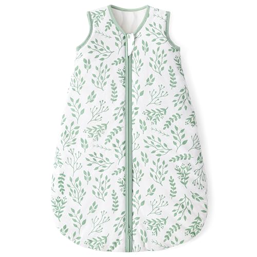 Image of Yoofoss Baby Sleep Sack 6-12 Months, TOG 2.5 Baby Wearable Blanket with 2-Way Zipper, 100% Cotton Fabric Winter Infant Sleeping Sack, Warm Soft Comfy(Medium)