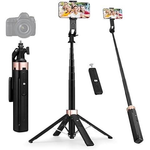 Weelanz 53" Aluminum Selfie Stick & Tripod Cover
