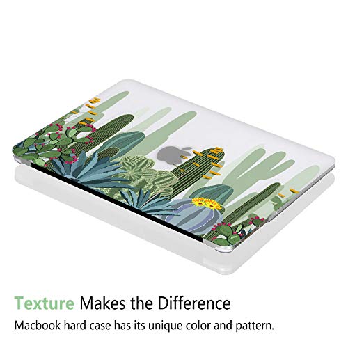 Image of MacBook Pro 15 inch Case (2012-2015 Release), 3D Effect Matte Clear See Through Hard Case Cover Only Compatible MacBook Pro 15.4 inch with Retina Display (Model: A1398, NO CD-ROM Drive) - Cactus