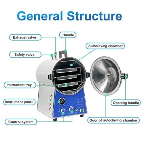 24L High Pressure Steam Autoclave Stainless Steel Autoclave Sterilizer
