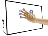 65 pulgadas 10 puntos táctiles de superposición infrarroja marco táctil, panel táctil IR, monitor de pantalla táctil, TV, mesa de té, controlador libre, enchufe USB …