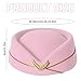 ZUYYON 2 Pcs Women Flight Attendant Hat Woolen Air Stewardess Cap Stewardess Uniform Plane Cap Cosplay Costume Accessories(Pink)