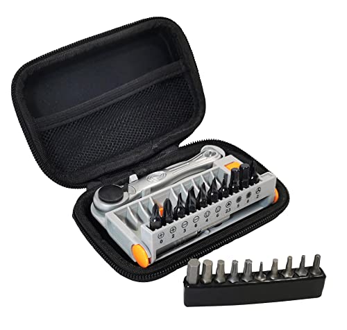 Red Loon Fahrradwerkzeug Werkzeugset Multifunktionswerkzeug Bike Tool 22tlg Mini Ratsche Umschaltknarre Bit Set Fahrrad Multitool