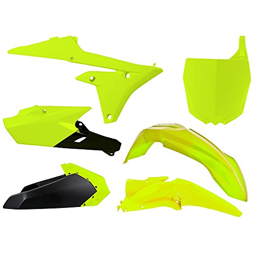 Kit plastique Jaune Fluo Racetech pour briller sur les terrains YZF