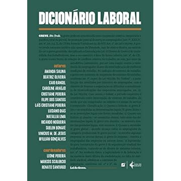Capa do livro Dicionário Laboral