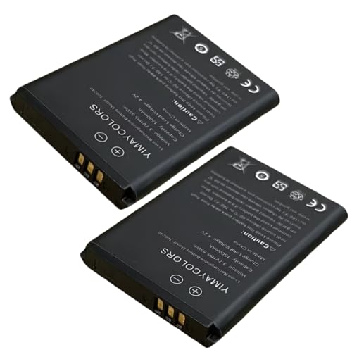 YIMAYCOLORS 2 Pack Arctis Pro 160240 Battery, for Steelseries Arctis Pro Wireless Siberia 800 840 61298RX Headsets H Wireless Gaming Headset Rechargeable Battery