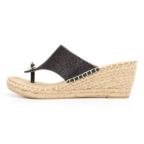 Image of WHITE MOUNTAIN Women's Beachball Espadrille Wedge Sandal