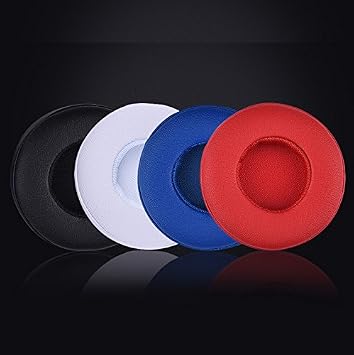 1ペア交換用イヤーパッドearpads有線ビートと互換性がありますBeats epのための革のクッションの修理部品（ブルー）