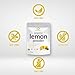 Organic Lemon Powder, 1lb – Real Freeze-Dried Source – Rich in Essential Vitamin C – Natural Immune Support – Raw Lemon Juice Flavor & Aroma – Non-GMO, Filler Free, No Sugar