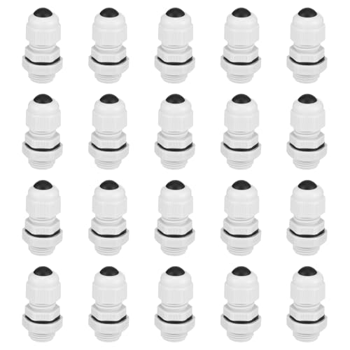 Prensaestopas NPT3/8 PA de plástico MECCANIXITY impermeables para cable de 4 a 8 mm 2