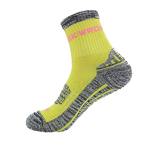 wpapers Freizeitsport-Bergsteigersocken für Herren und Damen mit Basketball-Socken, rutschfeste Funktion Socken-gelb_Eine Größe Cover