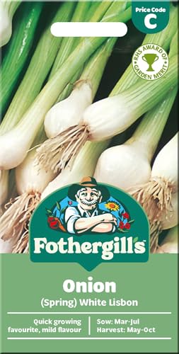 Mr Fothergills Spring Onion White Lisbon 650 Seeds Mar-Jul