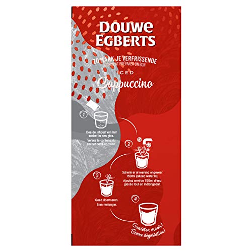 Douwe Egberts Oploskoffie Lekker Koud Cappuccino, (80 Sachets, IJskoffie, Instant Koffie), 8 x 4 Zakjes - Afbeelding 7