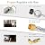 12 Feet Propane Regulator with Hose, QCC1 Gas Grill Regulator and Hose to 3/8'' Connect Fitting, with Adapter for 17" 22" 28" 36" Blackstone Griddle and LP Gas Grill Heater and Fire Pit Table Stove