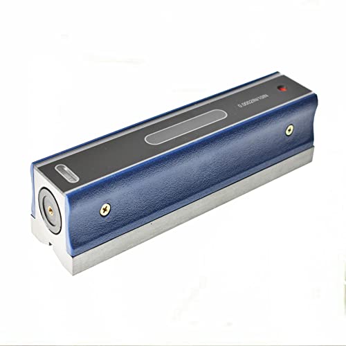 netuera 8 Inch Master Precision Level in Fitted Wooden Box Accuracy 0.0002 Per 10 Inch for Setting and Checking The Level of Machinery and Other High Accuracy Levelling Applications