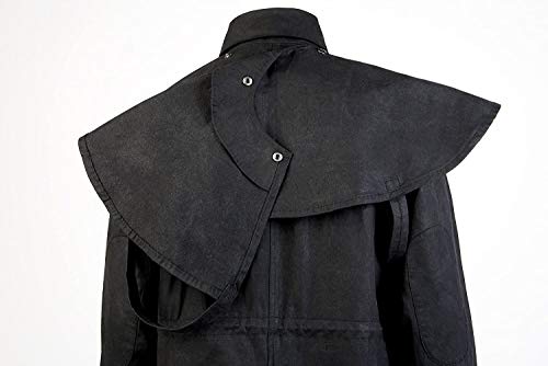 Image of M Mens Oilskin Western Australian Waterproof Duster Coat Jacket 23101BK