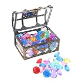 HORIALENCE 大容量アクリル宝 な小型宝ボックス付き 向け手作りゲームやパーティー用水中宝探し