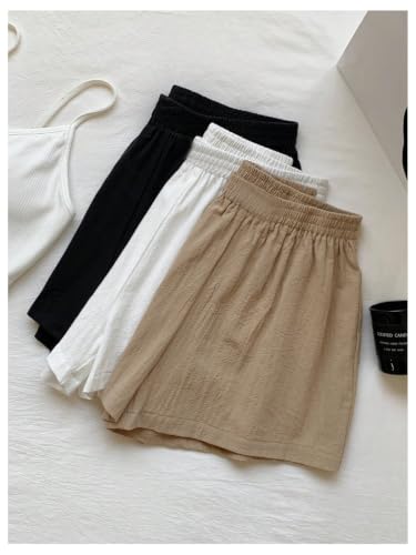 Image of SOLY HUX Women's Summer Shorts 3 Packs Casual Comfy Shorts Sets