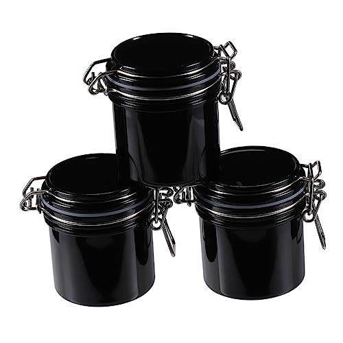 BELLIFFY 3pcs Eyelash Extension Containers Stylish Durable Made of Stainless Steel Plastic