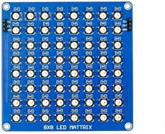 Simplex 8 Led Module 8x8 Dot Matrix LED Display Module 64 LED Programmable RGB WS2812B Chip ...