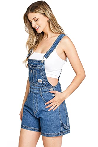 Buy Lana Roux 90s Retro Revolt Utility Denim Twill Romper Short