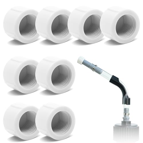 Image of mapleza 8 PCS Fuel Jug Hose Caps - Universal Fit for Racing 5.5 Gallon VP Gas Can JEGS /Scribner Fuel Jug Hoses, Dust-Proof Replacement Caps for Racing Hose