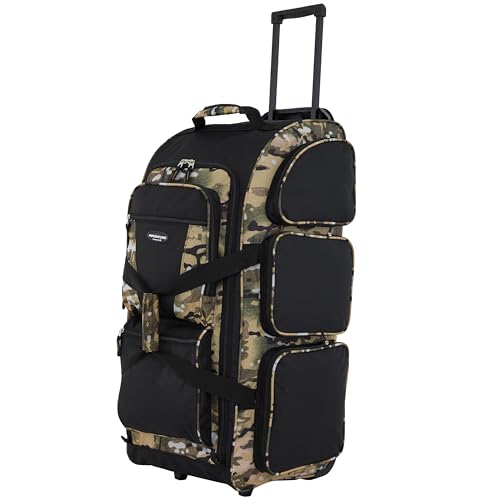 Travelers Club Xpedition 30" Camo Rolling Duffel Bag