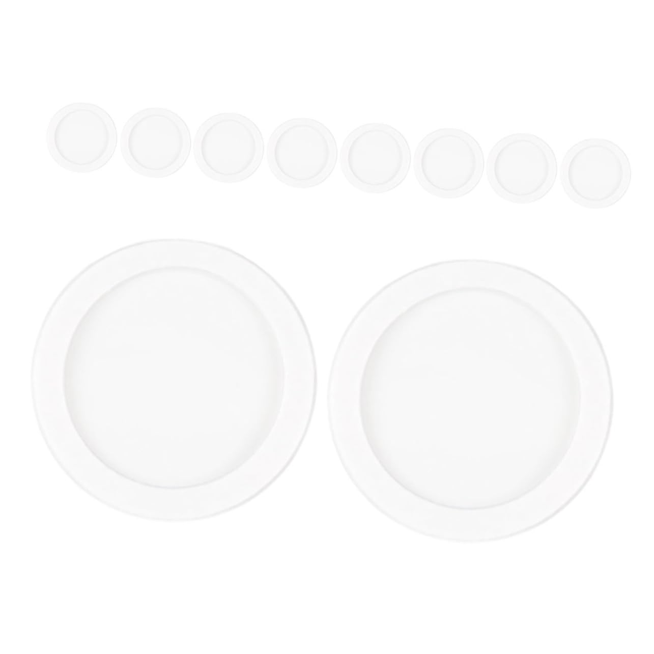 KICHOUSE Enhanced Sound Quality Flute Diaphragm 10pcs Plastic Membrane Film Replacement