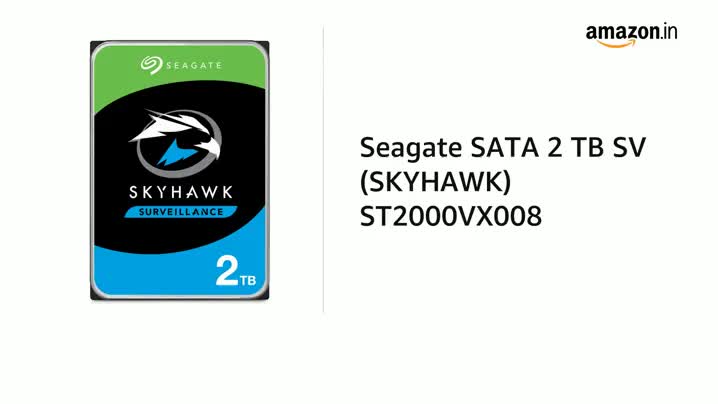 Amazon.in: Buy Seagate SkyHawk 2 TB Surveillance Internal Hard